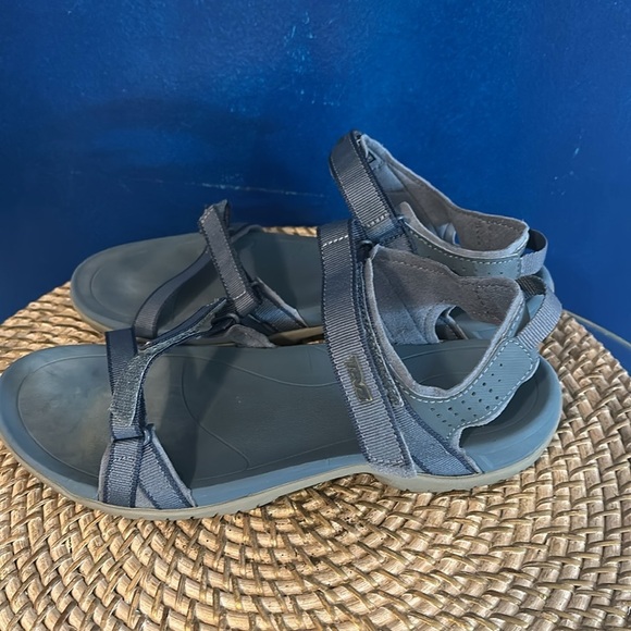 Women’s Tiva Blue Mirage Velcro Strap Active Sport Hiking Water Sandals Size 10 - Picture 2 of 6